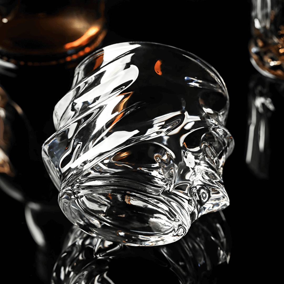Storm Zestaw Kryształowych Szklanek i Karafki do Whisky