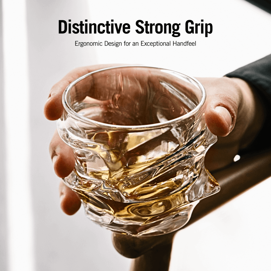 Storm Zestaw Japońskich Kryształowych Szklanek do Whisky