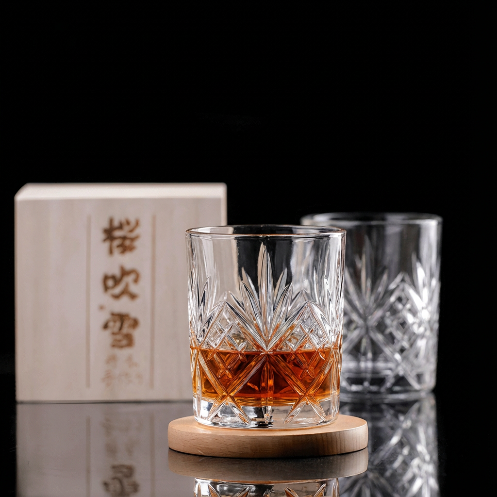 Kairo Japońska Kryształowa Szklanka do Whisky