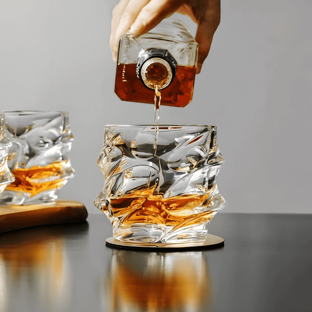 Storm Zestaw Japońskich Kryształowych Szklanek do Whisky