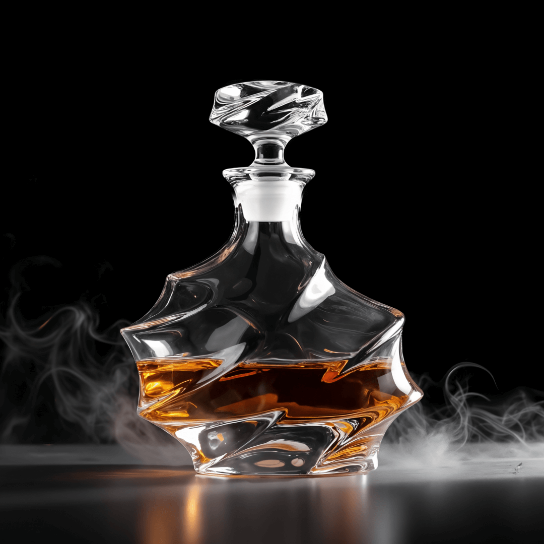 Storm Zestaw Kryształowych Szklanek i Karafki do Whisky